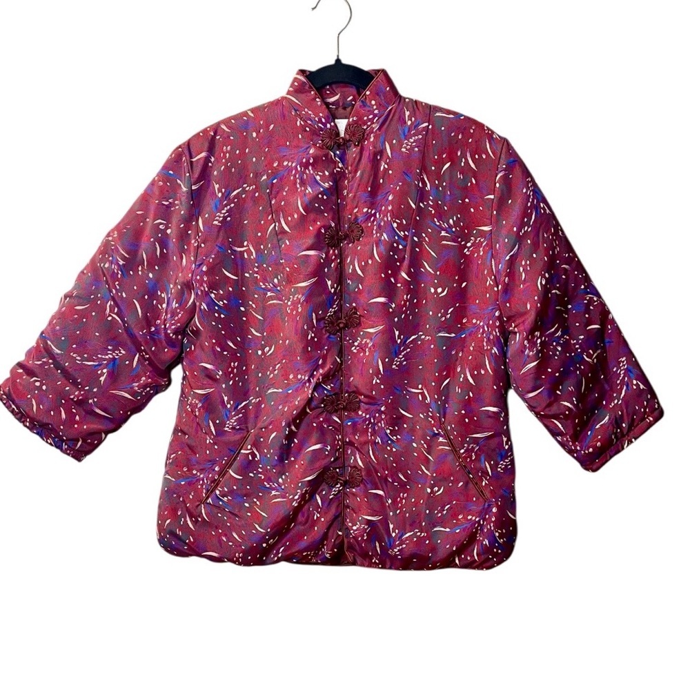 Vintage 80s Cheongsam Jacket / Large